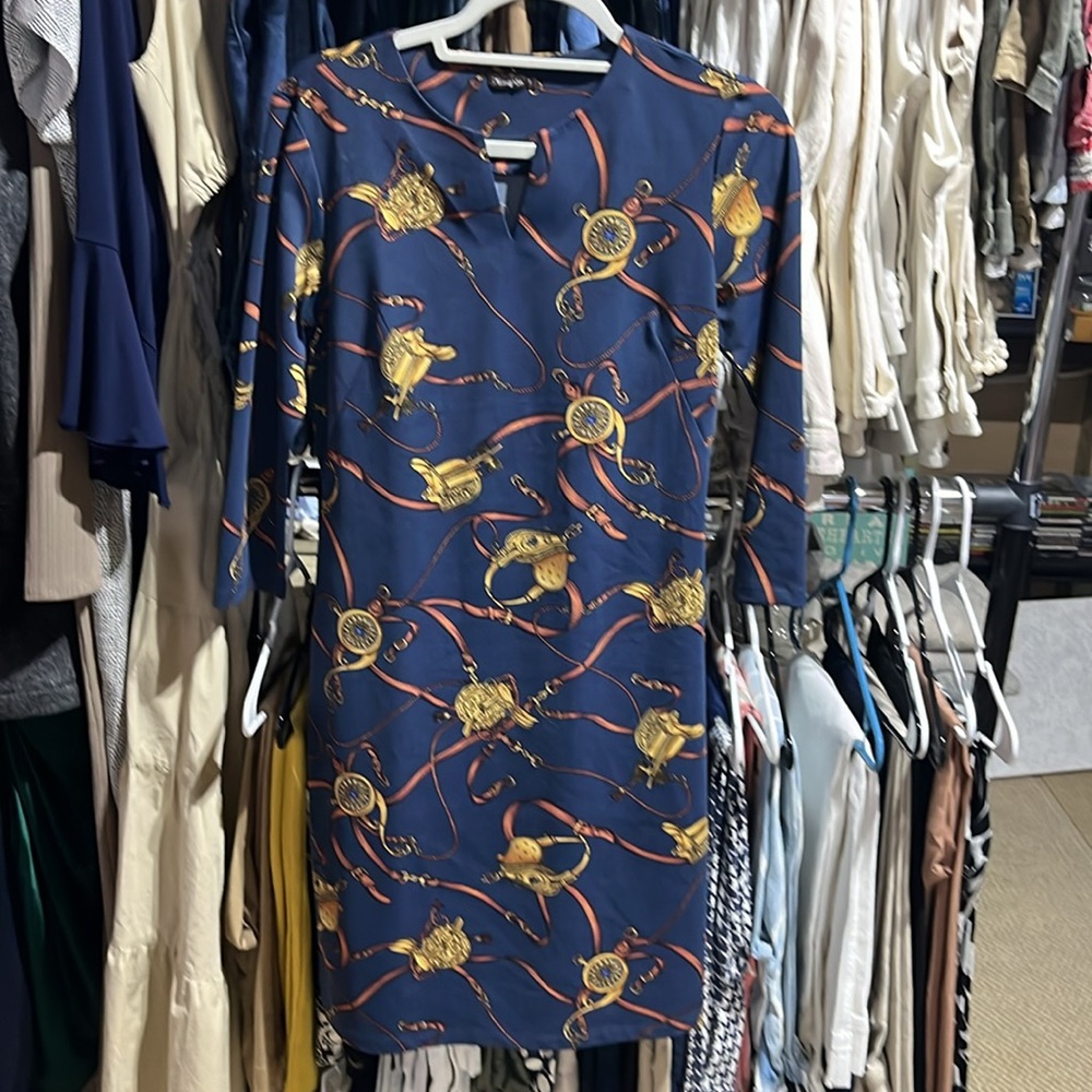 J.McLaughlin catalina cloth v neck dress - size S.